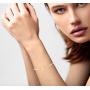 Miabella 925 Sterling Silver Italian Adjustable Sideways Cross Bracelet for Women 7.25-7.5 Inch 18K Gold Plated or Silver Cuff Bangle Bracelet Made in Italy