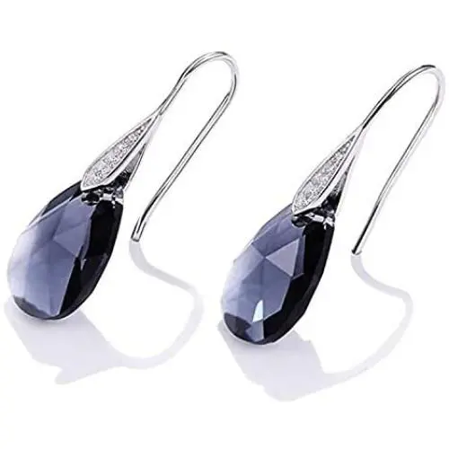 Pendant Earrings, Teardrop Crystal Drop Dangle Earrings for Women Girls, Elegant Hoop Earring, Teardrop Fashion Earrings Jewelry Christmas Gifts Pendant Earrings, Teardrop Crystal Drop Dangle Earrings for Women Girls, Elegant Hoop Earring, Teardrop Fashion Earrings Jewelry Christmas Gifts
