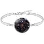 Long tiantian 4Pcs Solar System Necklace Bracelet Earrings for Women Galaxy Earrings Planet Jewellery Chakra Bracelet Planet Jewelry