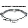 soulglass 4Pcs Magnetic Couples Bracelet Necklace Magnet Matching His and Hers Promise Love Heart Pendant Necklace Bracelet for Couples Long Distance Relationship Custom Name ID Couple Jewelry Set