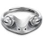 MAELOVE Real 925 Sterling Silver Frog Adjustable Rings for Women Men Vintage Cute Animal Finger Ring Silver Fashion Party Jewelry Gifts
