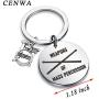 CENWA Drummer Gift Drummer Keychain Weapons of Mass Percussion Drum Kit Gifts Musician Keychain Percussion Jewelry Drum Player Band Gifts