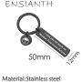 ENSIANTH The Umbrella Academy Inspired Gift I Love You As Much As Number Five Loves Dolores Black Keychain Number 5 Fans Gift