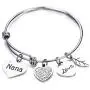 Luvalti Grandma Nana Love Heart Charm Bracelet Adjustable Bangle Gift for Women Luvalti Grandma Nana Love Heart Charm Bracelet Adjustable Bangle Gift for Women