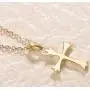 Carleen SOLID REAL 14K Yellow Gold SMALL TINY Little Cute Embossed Cross Crucifix Delicate Necklace Dainty Pendant Fine Jewelry For Women Girls, With 18'' Solid Gold Cable Chain Carleen SOLID REAL 14K Yellow Gold SMALL TINY Little Cute Embossed Cross Crucifix Delicate Necklace Dainty Pendant Fine Jewelry For Women Girls, With 18'' Solid Gold Cable Chain