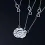 3 Sister Necklace Matching Heart Y Necklace Big Sis Mid Sis Lil Sis Jewelry Gift for Sisters(3 sis YNL)