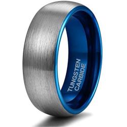 Shuremaster 4mm 6mm 8mm Tungsten Ring Wedding Band for Men Women Engraved I Love You Matte Brushed Comfort Fit Size 4-15