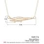 Eiffy Personalized Animal Pendant Gold Silver Crocodile Alligator Necklace for Women Girl Gift Jewelry