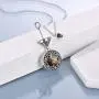 ONEFINITY Sterling Silver Always in My Heart Urn Necklace for Ashes Cremation Jewelry for Ashes of Loved Ones Keepsake Jewelry