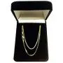 14k Yellow Solid Gold Mirror Box Chain Necklace, 1.2mm 14k Yellow Solid Gold Mirror Box Chain Necklace, 1.2mm