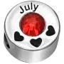 JMQJewelry Heart Love Birthday Birthstone Cake Jan-Dec Month Charms for Bracelets Mother Mom Mama Wife Brother Sister Gifts