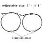 Nanafast 4-6 PCS Mother Daughter Bracelets Adjustable Heart Matching Bracelets Set Mommy and Me Bracelets Gifts for Mother’s Day Birthday Christmas