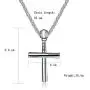 FANCIME Mens Religious Large Baseball Crucifix Cross Necklace Long Couple Lovers Pendant Yellow/White Gold Plated Christian Jewelry Gift for Mens Boys Woman Teen Girls,53/32/13mm