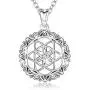 CELESTIA Sterling Silver Necklace for Women, Good Luck Irish Celtic Knot Pendant Necklace Jewelry Birthday Spirit Gifts for Her - 18 Inch Chain CELESTIA Sterling Silver Necklace for Women, Good Luck Irish Celtic Knot Pendant Necklace Jewelry Birthday Spirit Gifts for Her - 18 Inch Chain