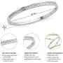 555Jewelry Womens Stainless Steel Fashion Cuff Hinged Lock Bangle Bracelet 555Jewelry Womens Stainless Steel Fashion Cuff Hinged Lock Bangle Bracelet
