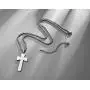 XIEXIELA USA Football Cross Necklace for Boys.I CAN DO All Things Strength Bible Verse Stainless Steel Necklace Rugby Ball Athletes Sports Lover