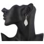 Dangle Earring for Women,Leaf Drop Earring with Girls Rose Gold Silver Earring Stainless Steel Earring