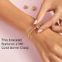 PANDORA Jewelry Moments Gold Clasp Charm Gold 14K Bracelet