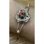 My Prime Gifts Snap Jewelry Rose Gold Double Heart Rainbow Rhinestone fits 18-20mm Standard Ginger Style Charms Accessories