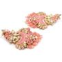 Crunchy Fashion Bollywood Jewellery Traditional Ethnic Bridal Bride Wedding Bridesmaid Pink Meenakari/Hand Painted Chandbaali Indian Earrings Jewelry For Women …