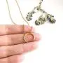 Altitude Boutique Small Horn Necklace for Women Crescent Moon Necklace Simple Horizontal Bar Necklace for Women Minimalist Jewelry Delicate Jewelry
