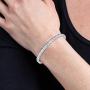 GMESME Women Princess Cut Cubic Zirconia Classic Tennis Bracelet 7.5 Inch