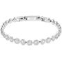 SWAROVSKI Womens Angelic Jewelry Collection, Rhodium Finish, Clear Crystals