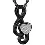 SIYUU Music Note Urn Ashes Pendant Rhinestones Memorial Keepsake Jewelry Ash Keepsake Holder Memorial Jewelry for Women SIYUU Music Note Urn Ashes Pendant Rhinestones Memorial Keepsake Jewelry Ash Keepsake Holder Memorial Jewelry for Women