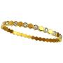 Bangle Bracelet Love Bee Loved for Women and Teens Honeycomb Rhombic Pattern Gold Plated Zirconia Cubic Gems Gift Bee My Love Trendy 2021 Stacking Bracelets