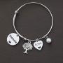 ENSIANTH Nonnie Bracelet Best Nonna Eve Nonnie Adjustable Bangle Jewelry Gift Grandma Jewelry Gift