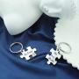 TOGON Couple Keychain Set His Crazy Her Weirdo Promise Jewelry Gift Wedding Gift for Lover Boyfriend Girlfriend 2pcs