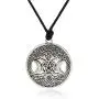 MIXIA Celttic Knot Triple Moon Pentagram Pentacle Star Wicca Pendant Necklace Round Pagan Jewelry MIXIA Celttic Knot Triple Moon Pentagram Pentacle Star Wicca Pendant Necklace Round Pagan Jewelry