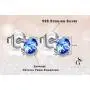 Swarovski Stud Earrings for Women - 925 Sterling Silver Crystal Earrings - Birthstone Earrings Studs for Girls - Sapphire Crystal From Swarovski By GoSparkling Allergy-Free Passed SGS Inspection Swarovski Stud Earrings for Women - 925 Sterling Silver Crystal Earrings - Birthstone Earrings Studs for Girls - Sapphire Crystal From Swarovski By GoSparkling Allergy-Free Passed SGS Inspection