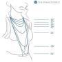 THE PEARL SOURCE 14K Gold 6-6.5mm Round Black Akoya Cultured Pearl Necklace, Bracelet & Earrings Set in 18'' Princess Length for Women