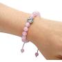 Top Plaza Healing Crystal Stone Bead Braided Bracelet Adjustable Gemstone Beaded Bracelets Yoga Meditation Reiki Balancing Quartz Jewelry for Womens Mens