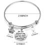 WUSUANED Inspirational Bracelet Gift Let Me Adjust My Crown and Get My Day Started