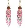 Leverback Dangle Earrings Bohemian Long Tassel Boho Women Girls Drop Handmade Beaded Statement Leverback Dangle Earrings Bohemian Long Tassel Boho Women Girls Drop Handmade Beaded Statement