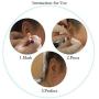 2 Pcs 20G Clear Cubic Zirconia Stud Earrings with Ear Stud Kits