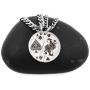 NameCoins Ace of Spades and Queen Necklaces for Best Friends, BFF Jewelry, Couples Gifts, Playing Cards, Ace and Hearts, Hand Cut Coin
