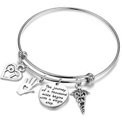 Physical Therapy Keychain Physical Therapist Graduation Gift She Believed She Could So She Did Keychain