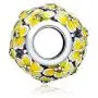 CKK Flower Charm Fit Pandora Bracelet Purple Enamel Plumeria Spacer Bead Charms for Bracelets DIY Women Jewelry 925 Sterling Silver (Yellow Bead) CKK Flower Charm Fit Pandora Bracelet Purple Enamel Plumeria Spacer Bead Charms for Bracelets DIY Women Jewelry 925 Sterling Silver (Yellow Bead)