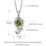 beautlace Horoscope Zodiac Sign Necklaces 925 Sterling Silver 12 Constellation Astrology Pendant Necklace Jewelry Gift for Women and Girls KP0175