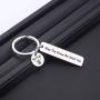 ENSIANTH Yoda Keychain May The Force Be with You Keychain Star Wars Movie Star Wars Gift Funny Gift