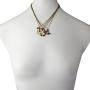 Lux Accessories Burnish Gold Always Together Puzzle Best Friends BFF Necklace
