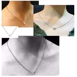 JMQJewelry Heart Initial A-Z Letter Alphabet Gold Plated Stainless Steel Necklace for Women Pendants Jewelry