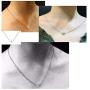 JMQJewelry Heart Initial A-Z Letter Alphabet Gold Plated Stainless Steel Necklace for Women Pendants Jewelry