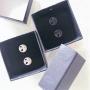 Jack Skull Stud Earrings For Men Stainless Steel Earrings for Women Mens Punk Style Hip Hop Jewelry with Gift Box