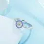 TONGZHE Dia.8mm Round Blue Evil Eye Band Ring in Sterling Silver 925 with Cubic Zirconia Size 6-8 TONGZHE Dia.8mm Round Blue Evil Eye Band Ring in Sterling Silver 925 with Cubic Zirconia Size 6-8