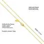 Lifetime Jewelry 1.2mm Cable Link Chain Necklace for Women and Men 24k Gold Plated Lifetime Jewelry 1.2mm Cable Link Chain Necklace for Women and Men 24k Gold Plated