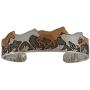 Montana Silversmiths Brand Curio Finish Horses of a Cuff Bracelet - BC60574VC
